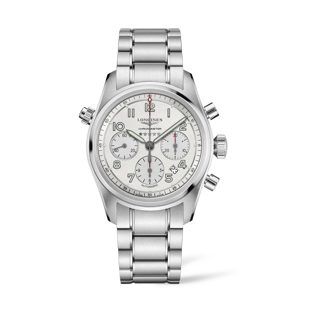 Longines Sport Men s 42mm Stainless Steel Automatic Chronograph