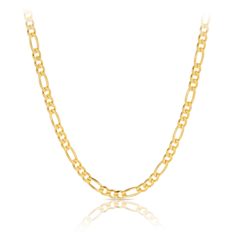 Mens gold figaro deals necklace