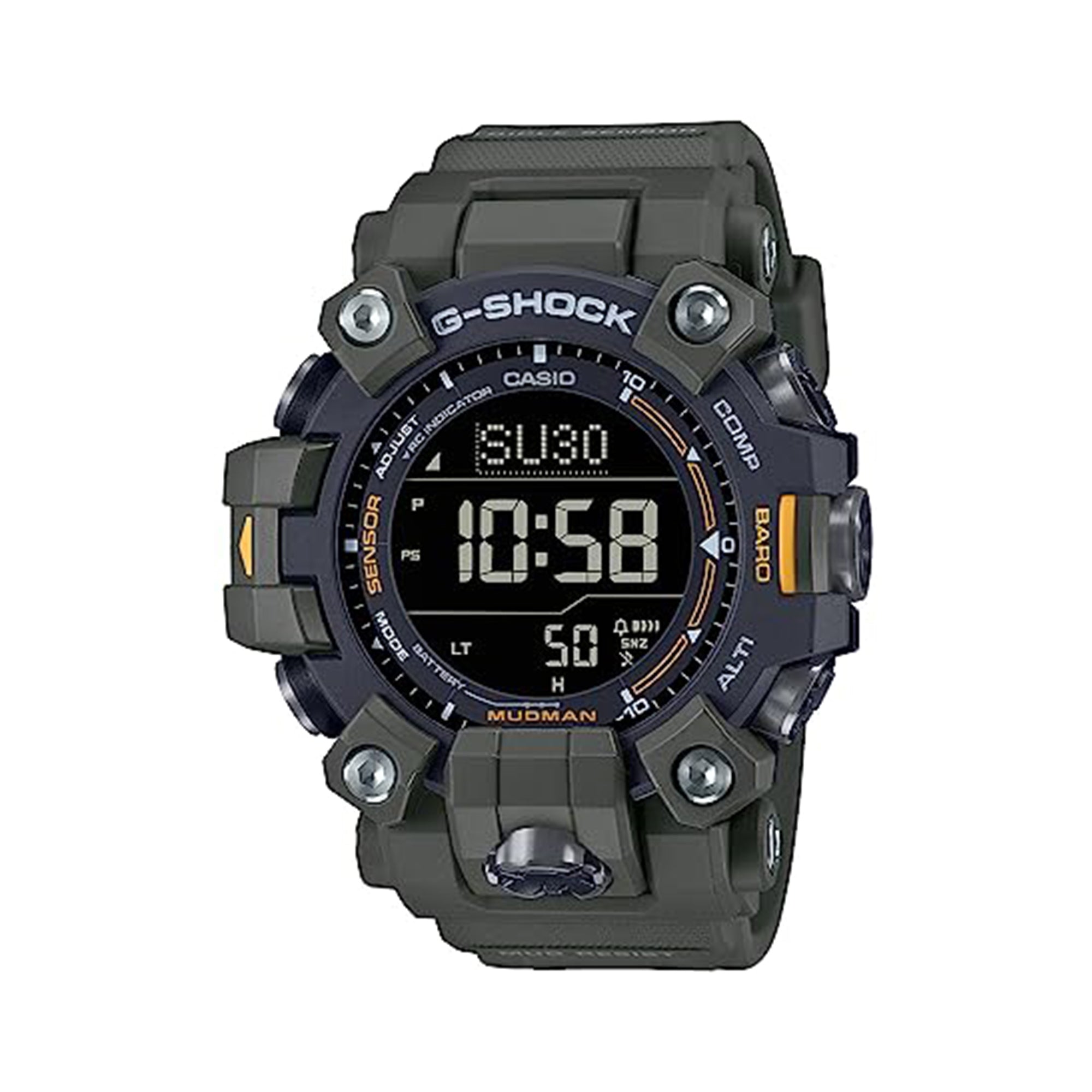 CASIO G-Shock GW9500-3 Mudman Triple Sensor Solar Green, 55% OFF