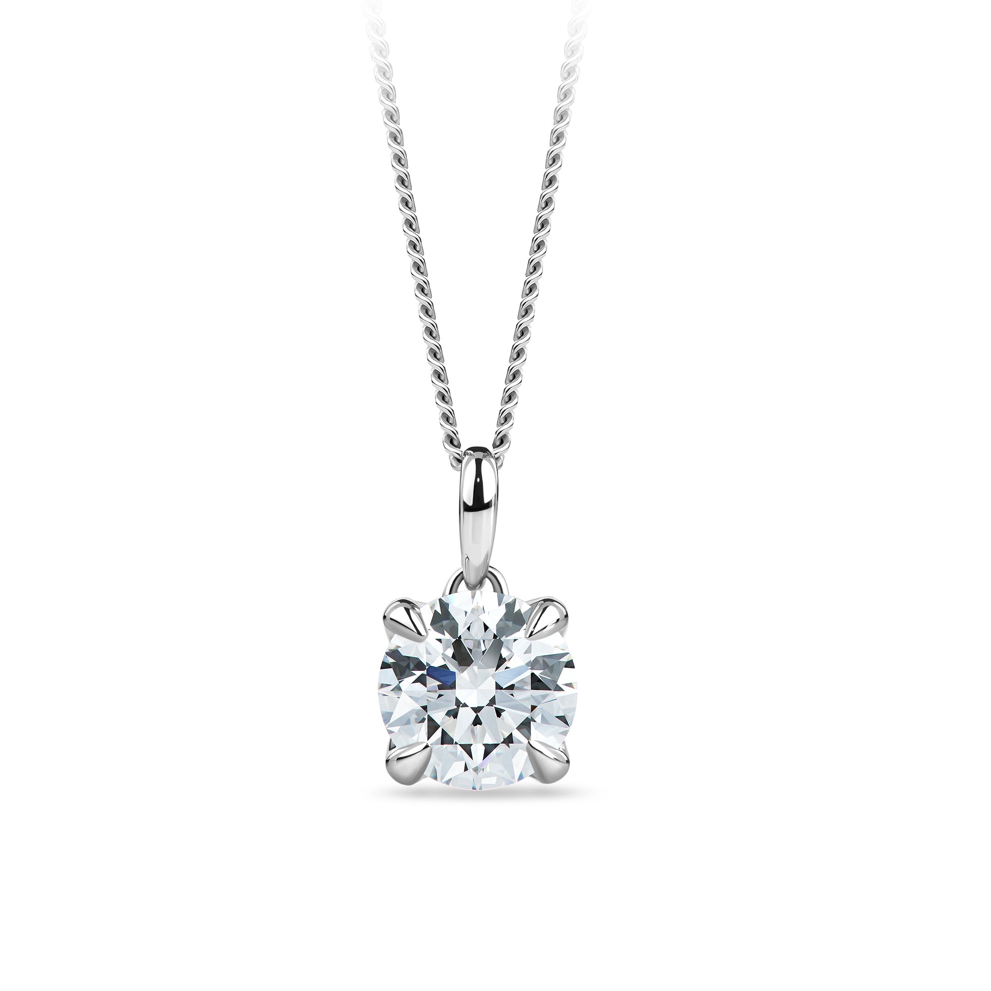 Solitaire diamond outlet necklace designs