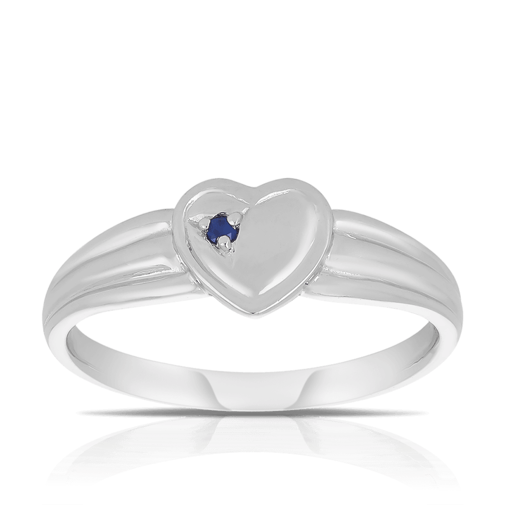 Childrens silver hot sale signet rings