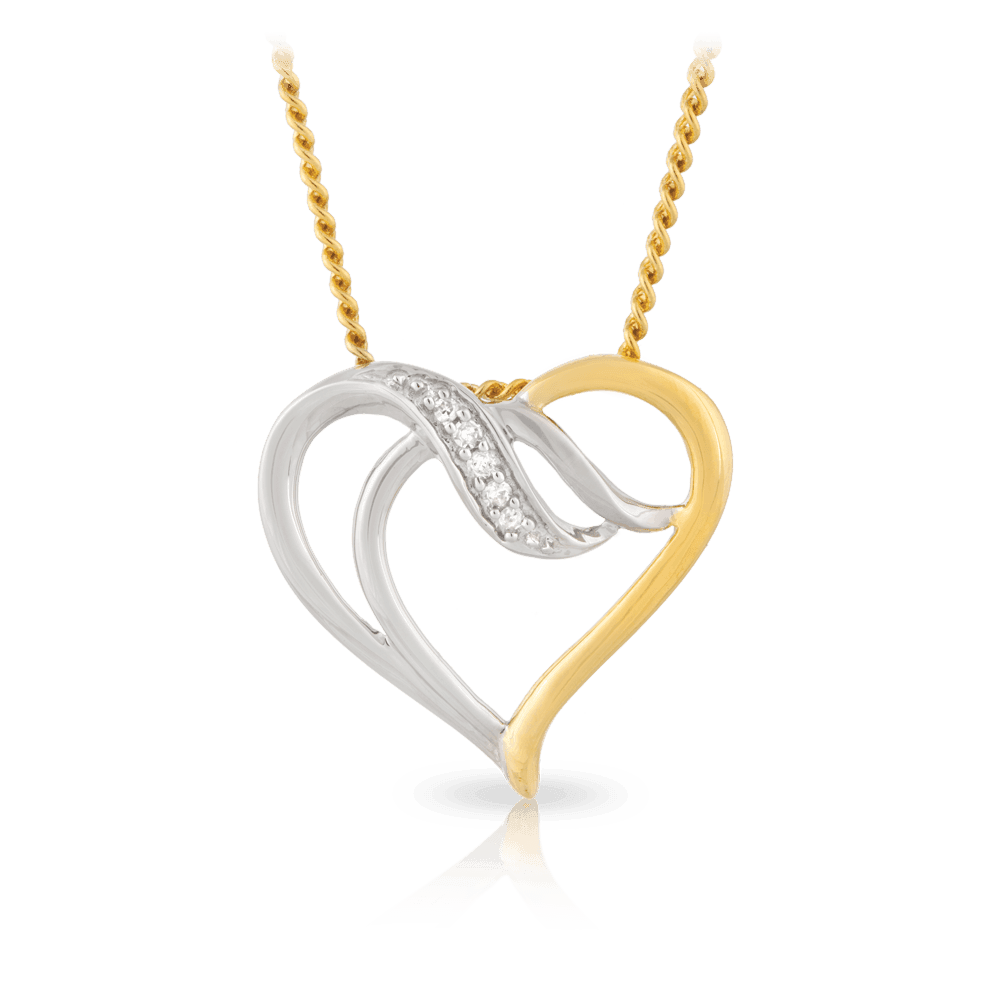 Diamond on sale heart design