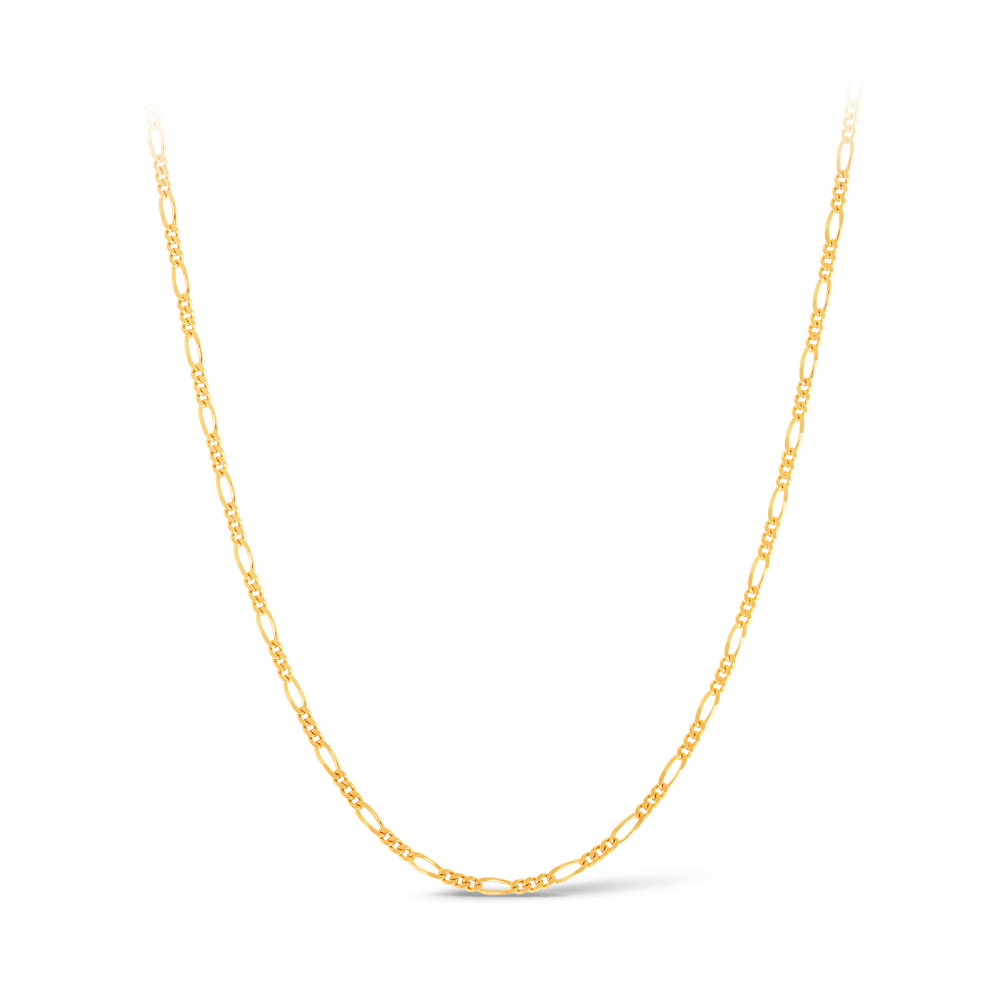 Figaro link gold deals chain