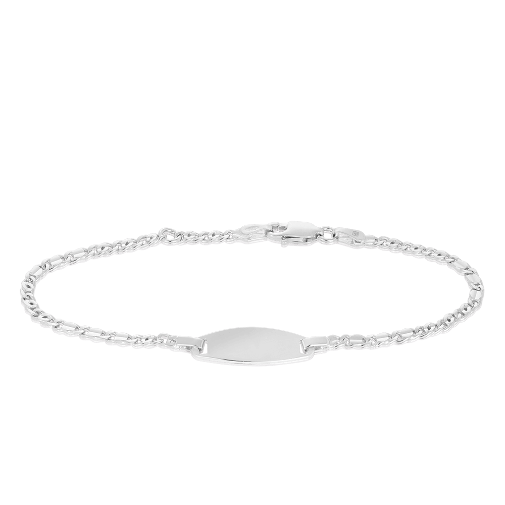 Mens silver 2024 engraved bracelet