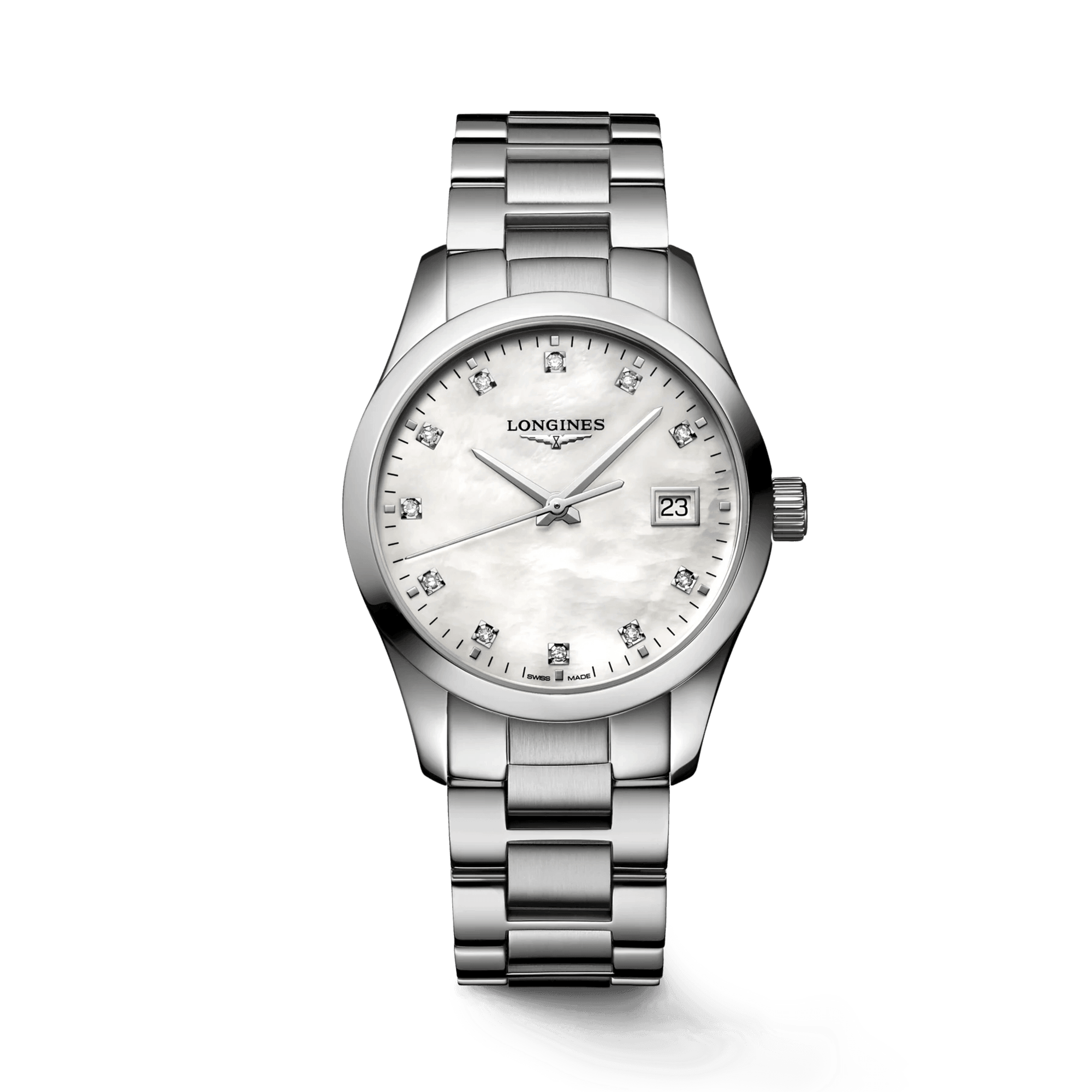 Longines Conquest Classic Women s 34mm Stainless Steel Quartz