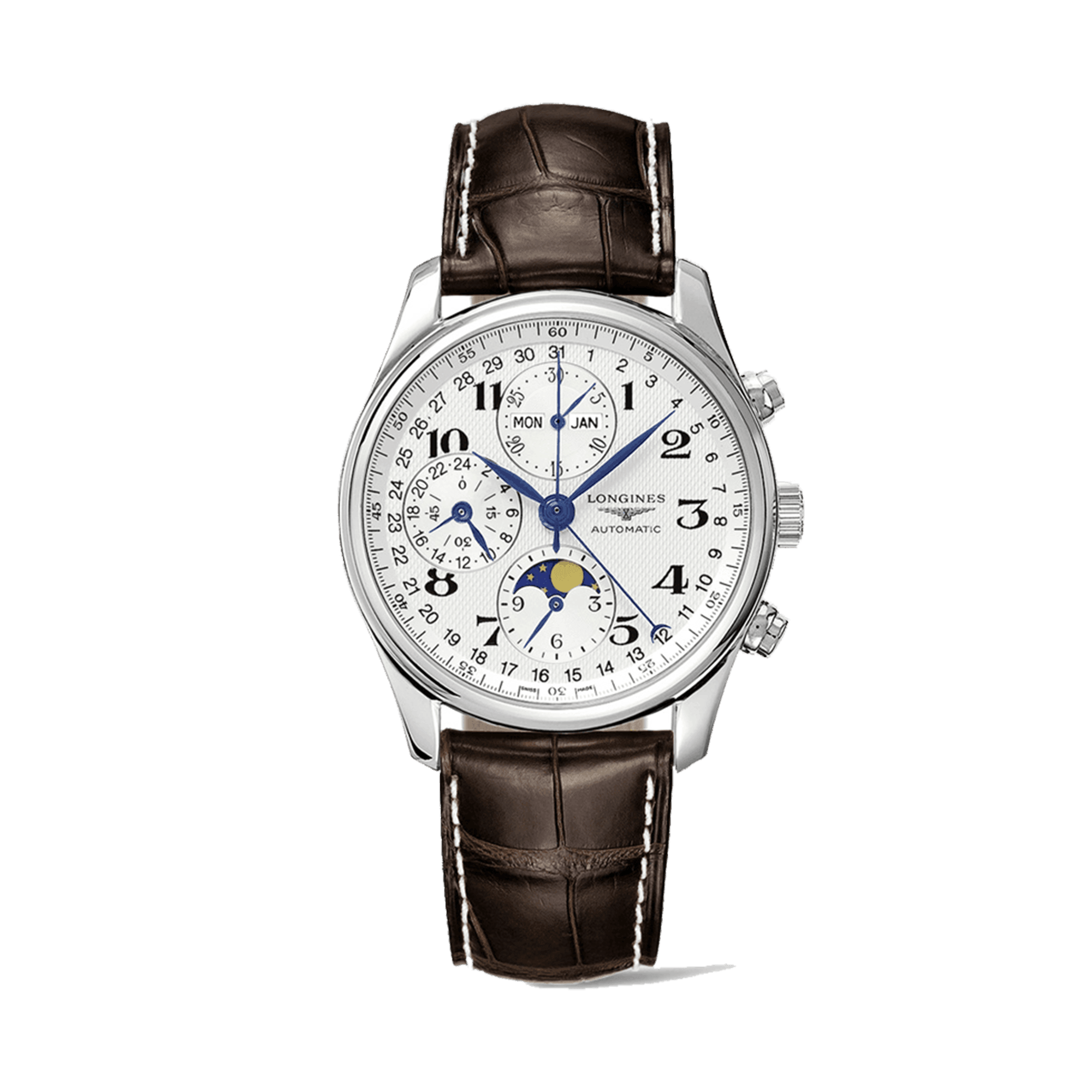 Longines Master Men s 40mm Stainless Steel Automatic Moon