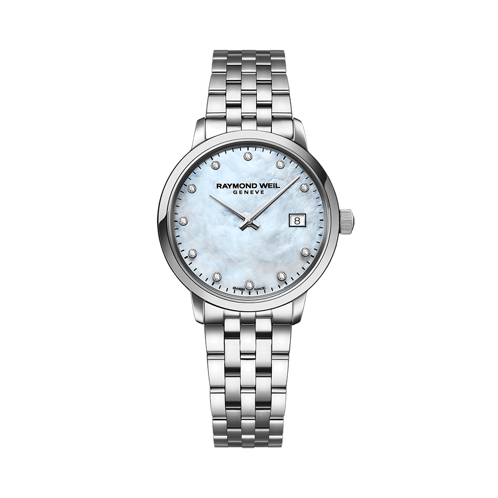 Raymond Weil Toccata Ladies White Mother of Pearl Diamond