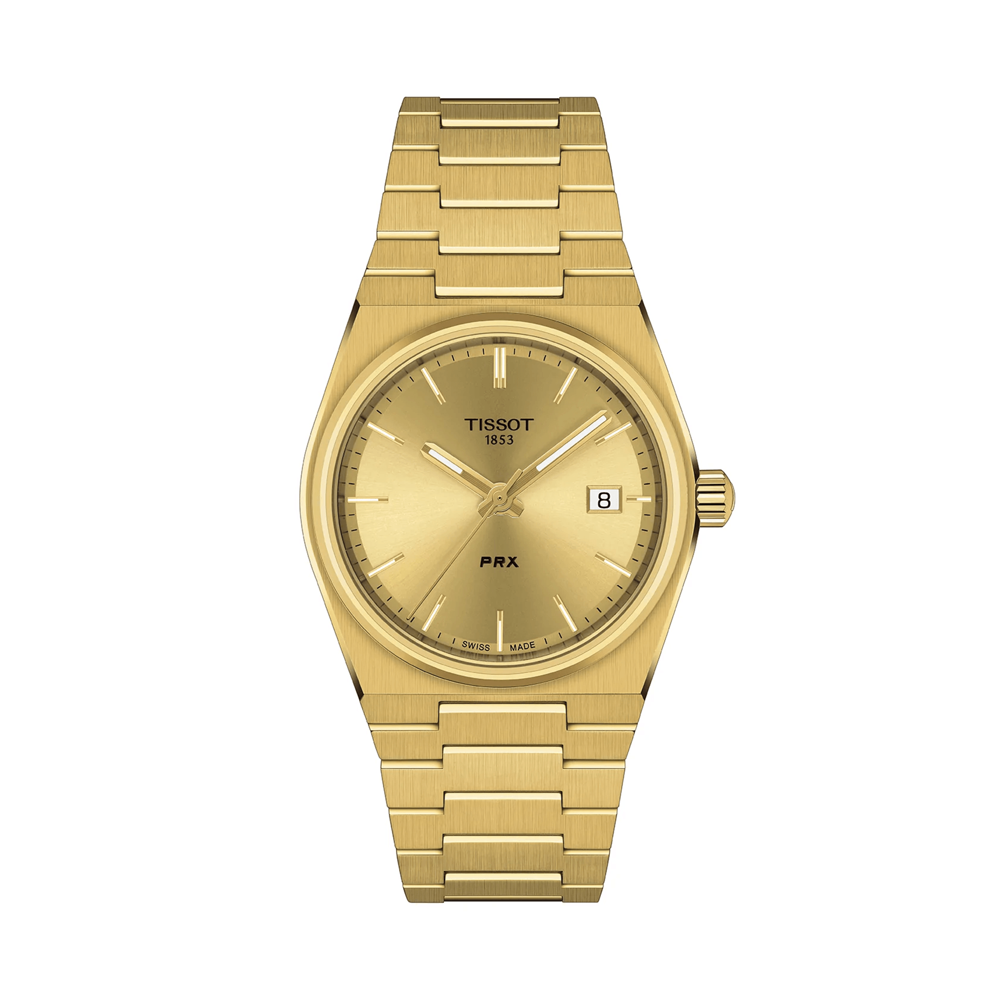 Tissot PRX Women s 35mm Gold PVD Quartz Watch T137.210.33