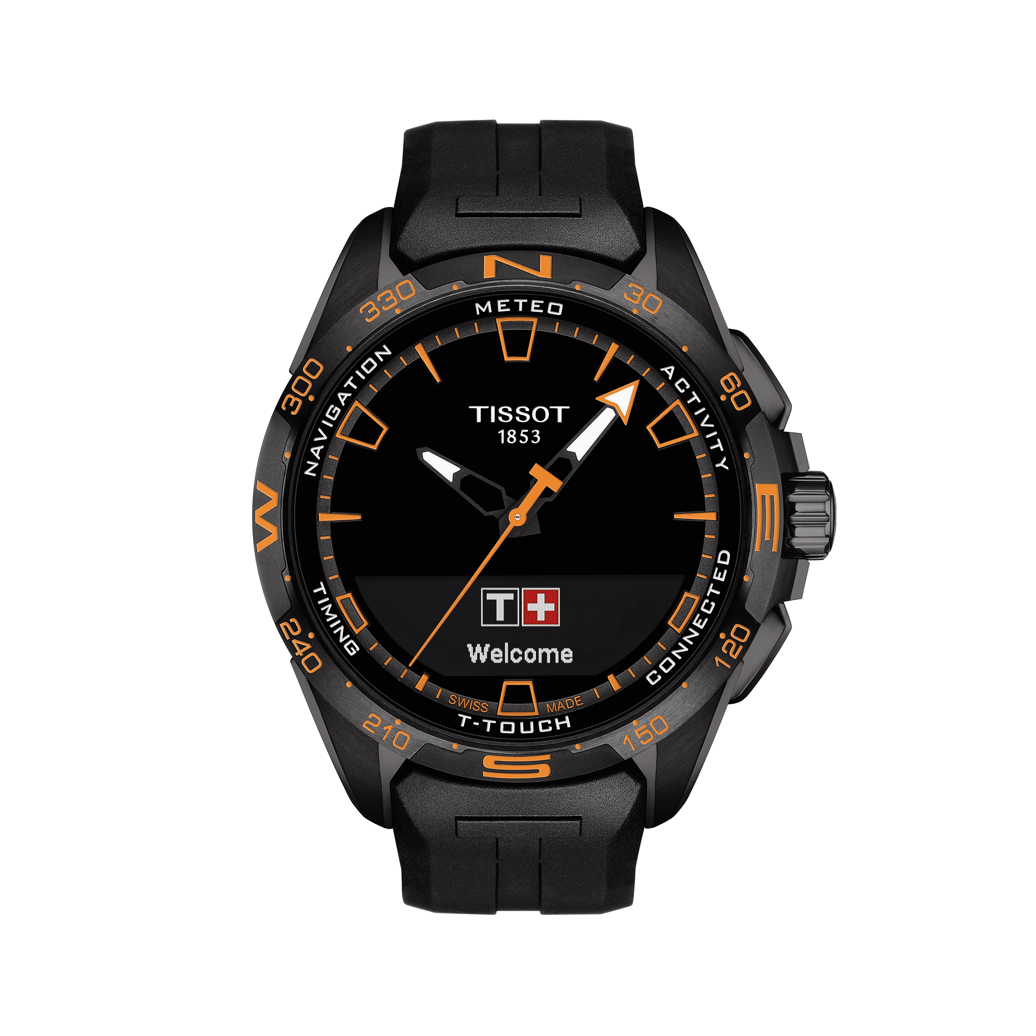 Tissot T Sport Men s 47.50mm Black Titanium Solar Watch T121