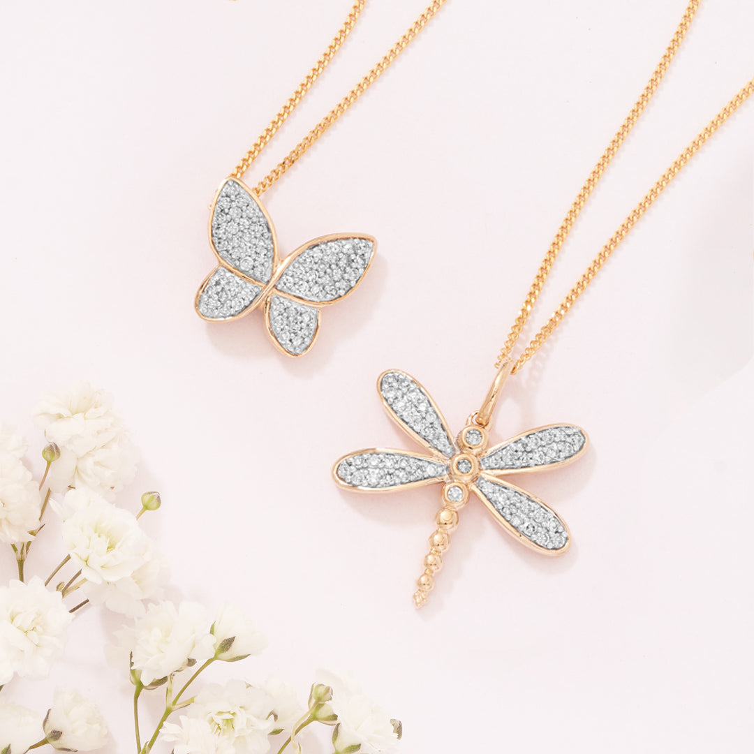 Diamond Butterfly & Dragonfly