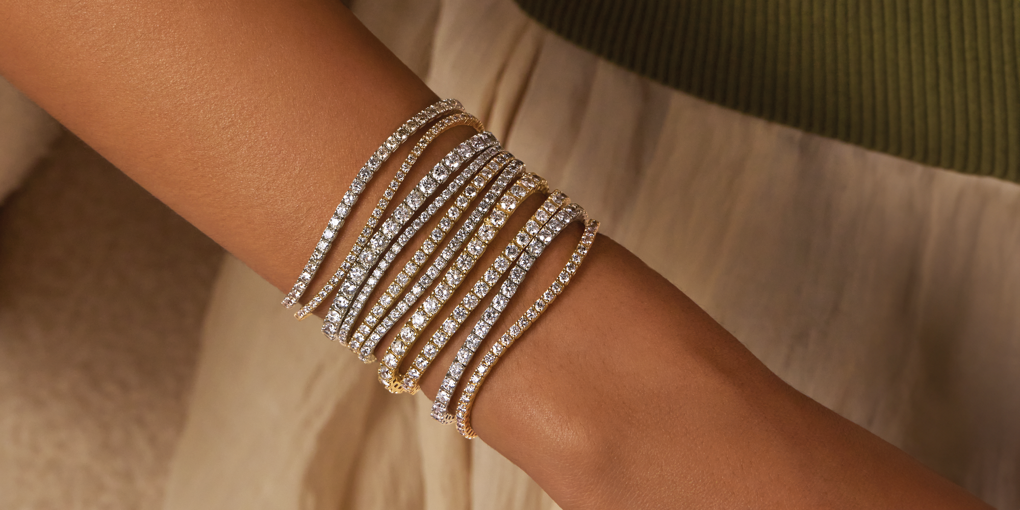 Diamond Tennis Bracelet Collection