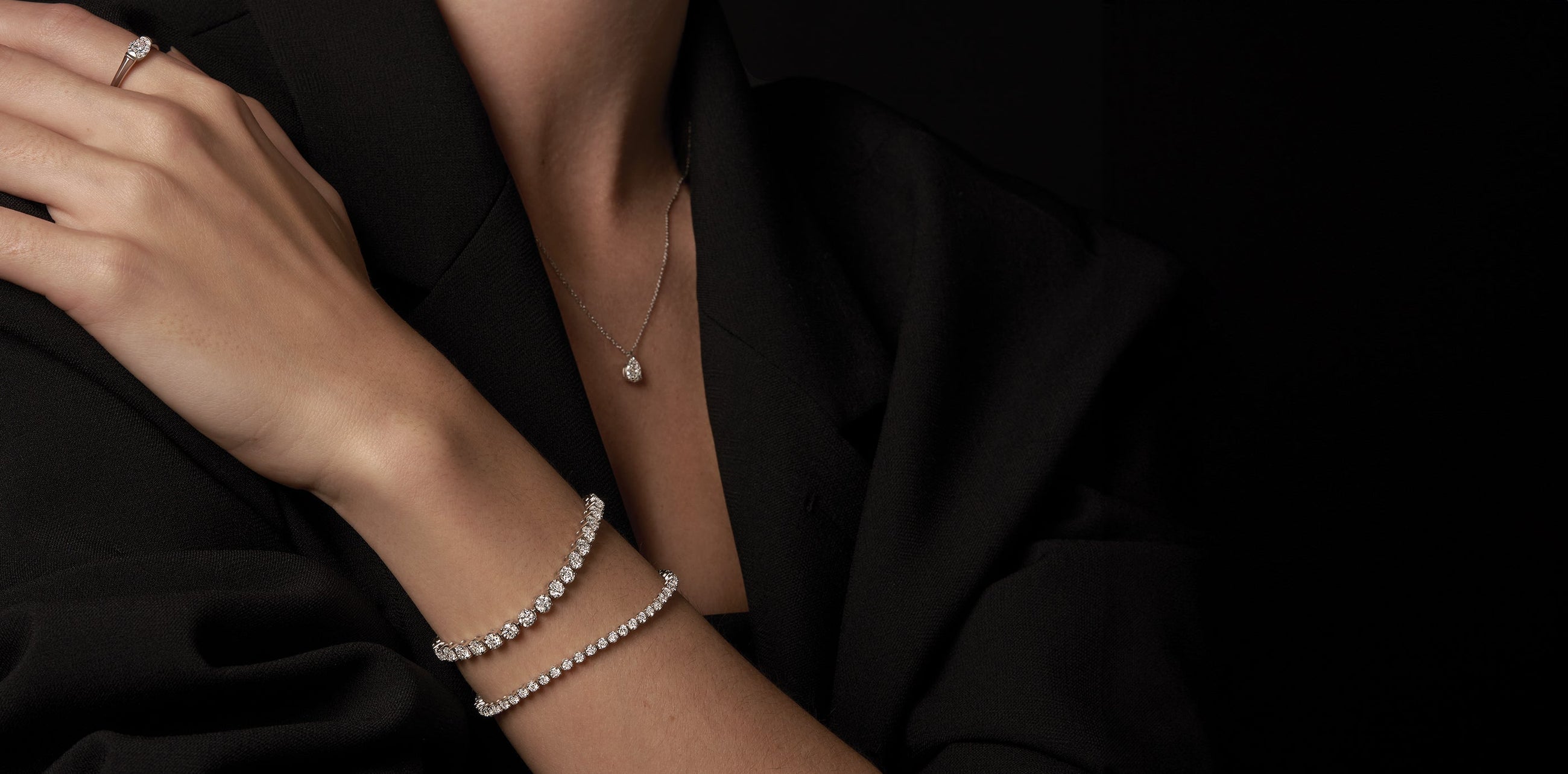 Lab Grown Diamond Tennis Jewellery