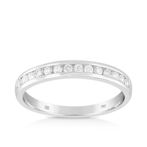 0.25ct TW Diamond Wedding & Anniversary Band in 18ct White Gold - Wallace Bishop