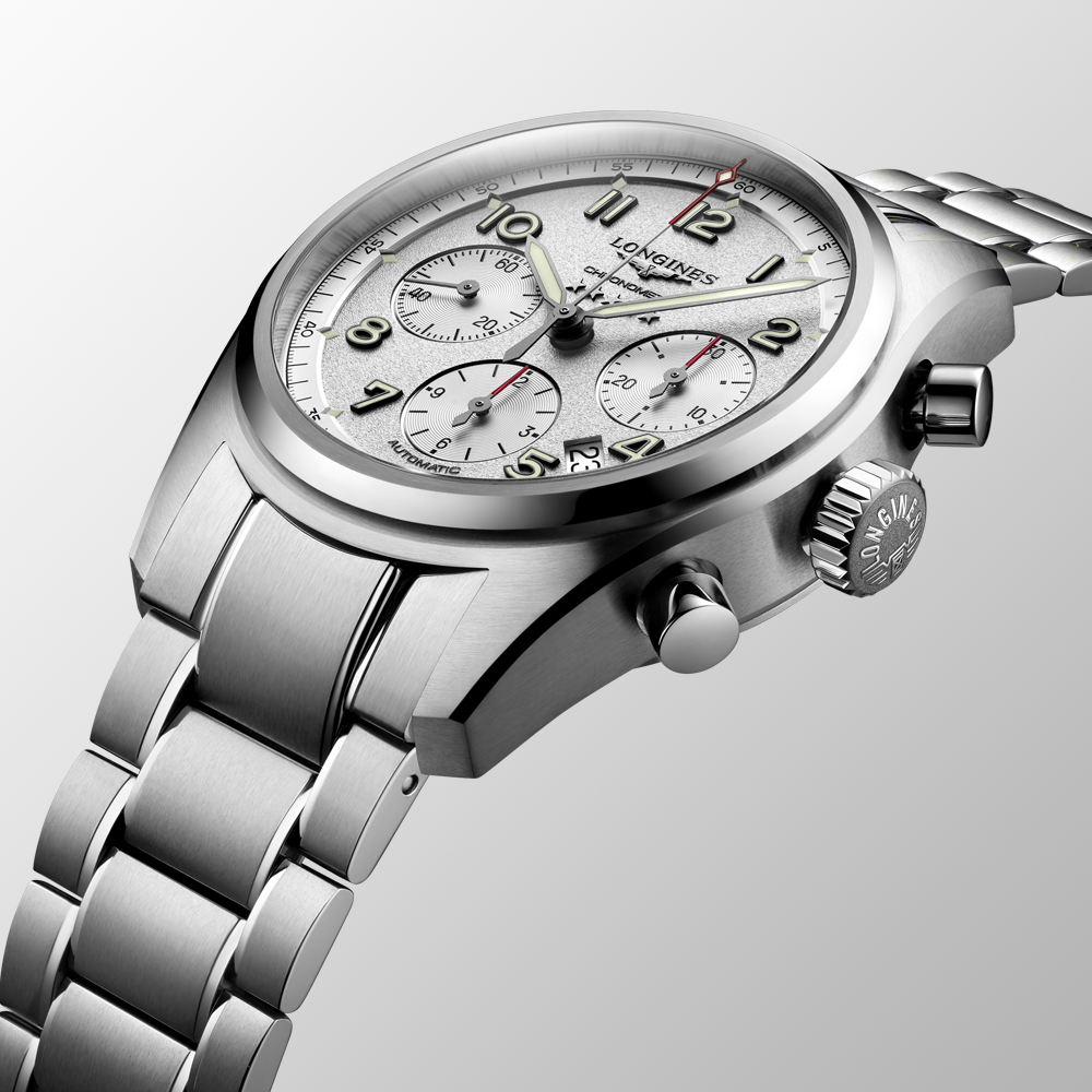 Longines Sport Men s 42mm Stainless Steel Automatic Chronograph