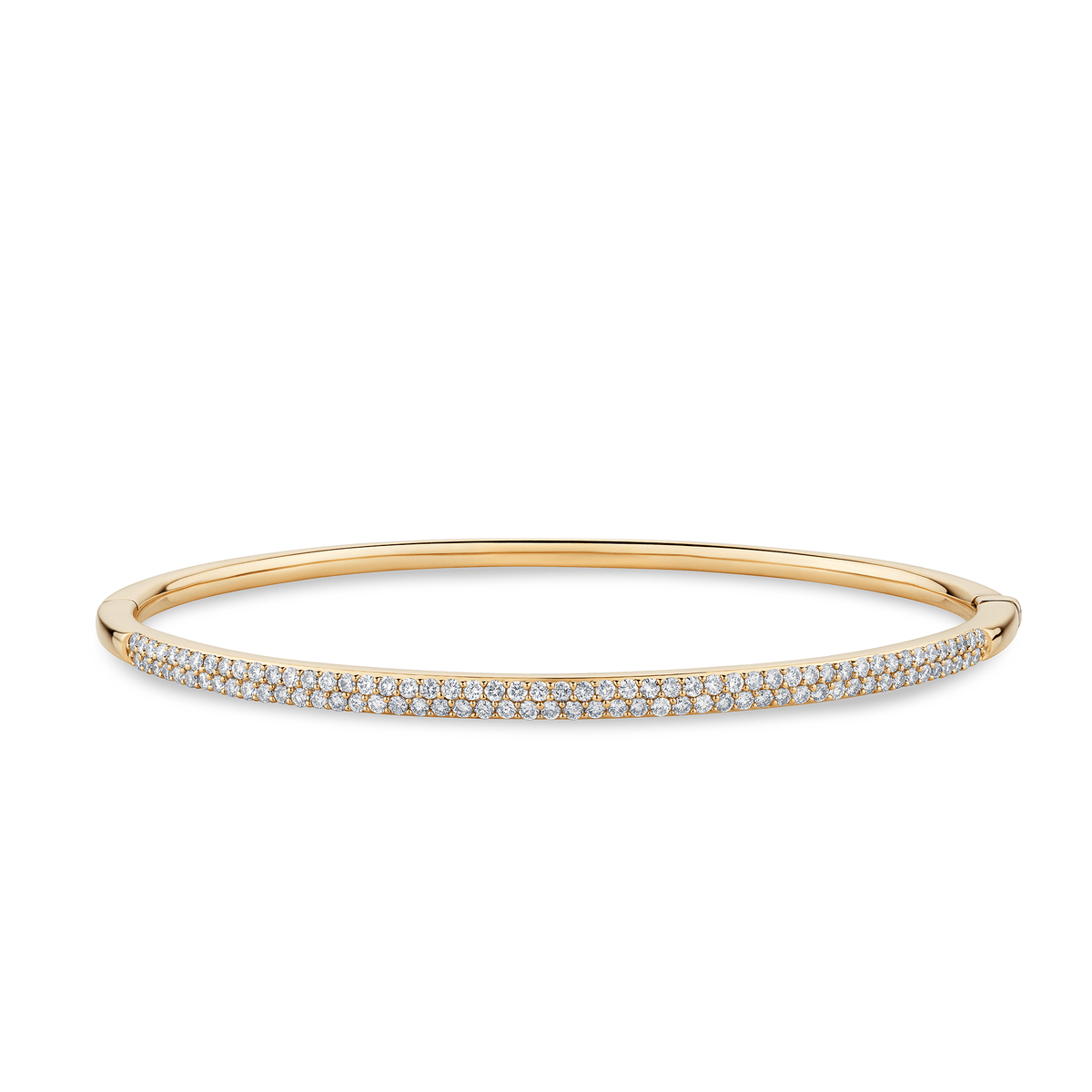 Diamond bangle deals yellow gold