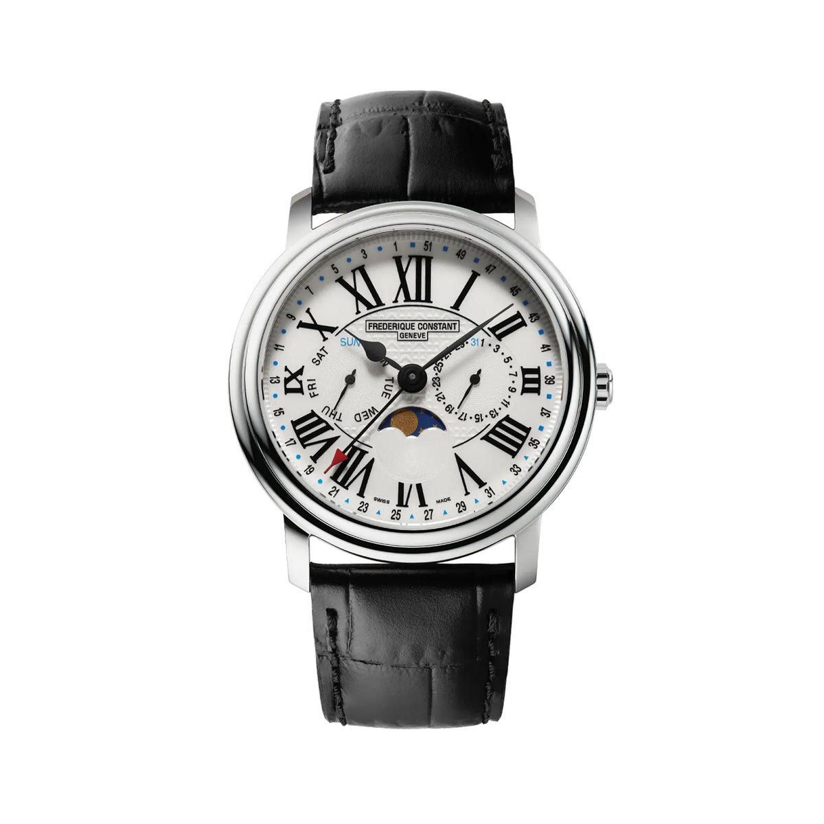 Frederique Constant Classic Men s 40mm Quartz Moonphase Watch FC