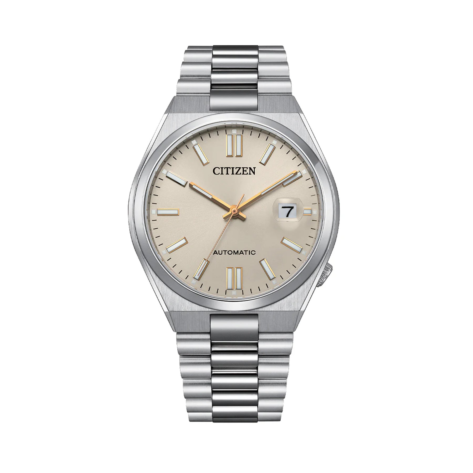 Citizen Tsuyosa Men's 40mm Beige Automatic Watch NJ0151-88W