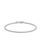 19cm Snake Bracelet in Sterling Silver