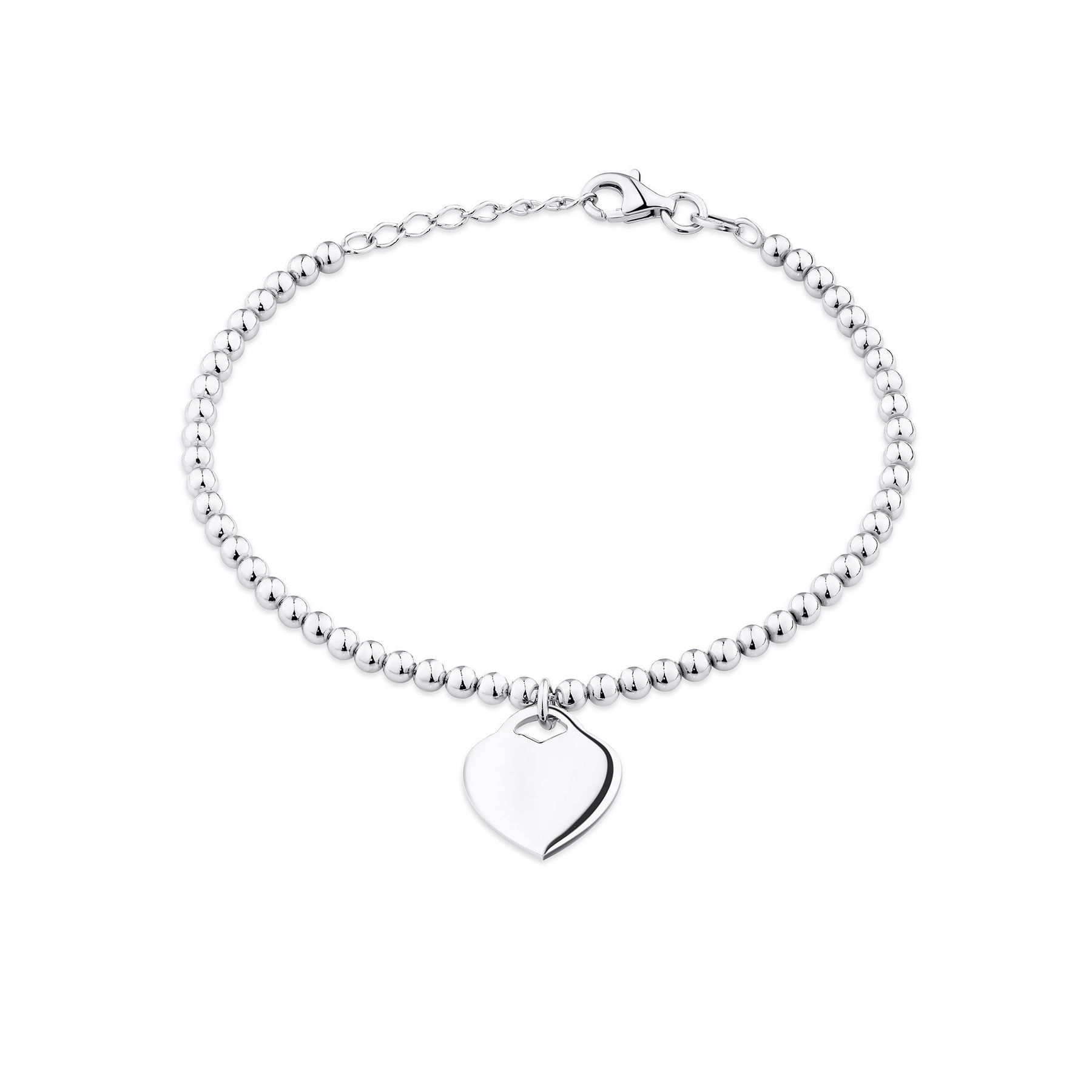 Heart Bracelet in Sterling Silver