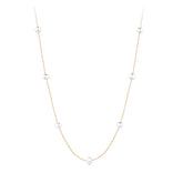 Freshwater Pearl Necklace in 9ct Yellow Gold