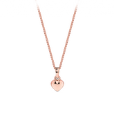 Small Heart Pendant in 9ct Rose Gold