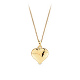 Medium Heart Pendant in 9ct Yellow Gold