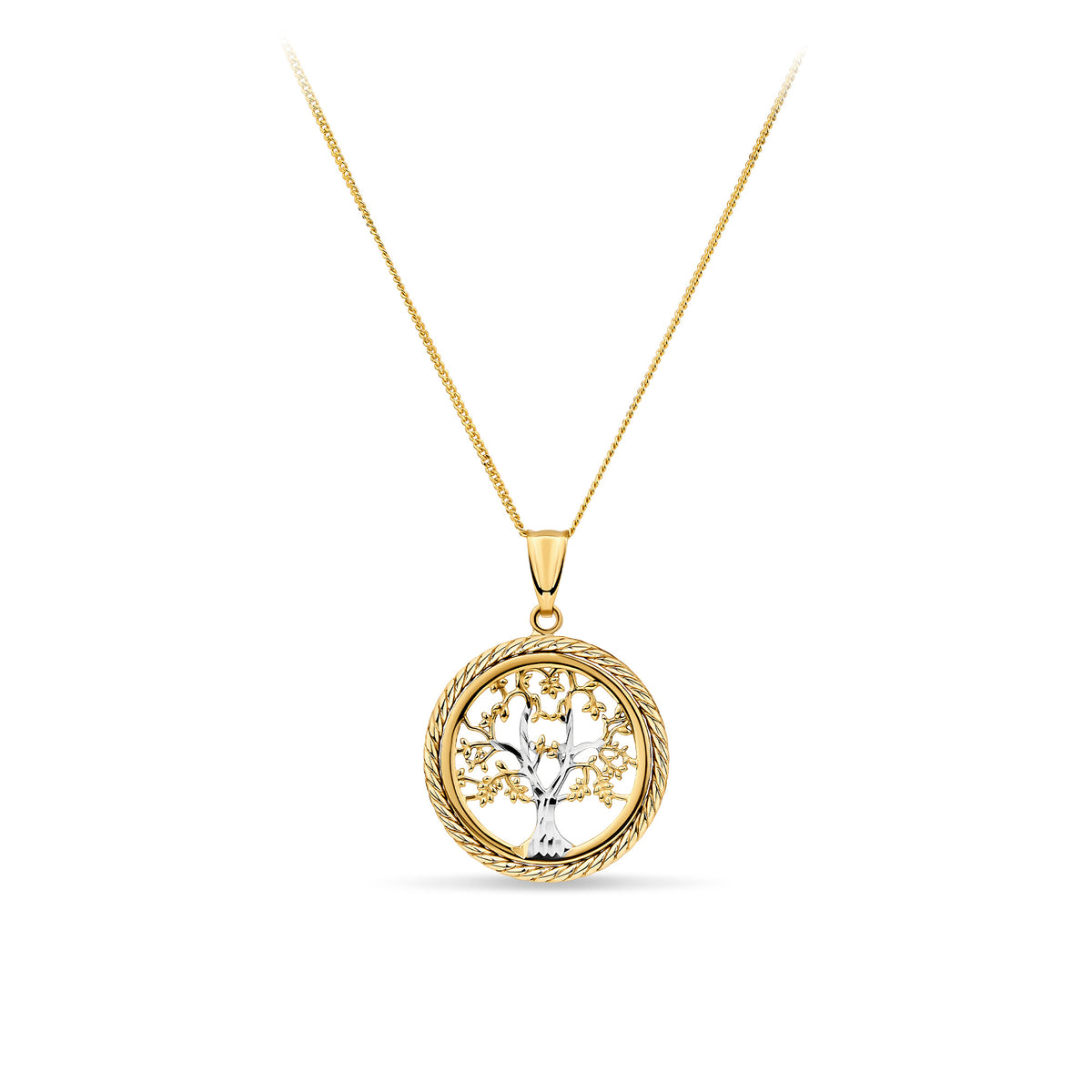 Tree of Life Pendant in 9ct Yellow Gold