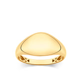 Bold Hollow Dome Signet Ring in 9ct Yellow Gold