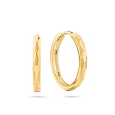 Hoop Earrings in 9ct Yellow Gold