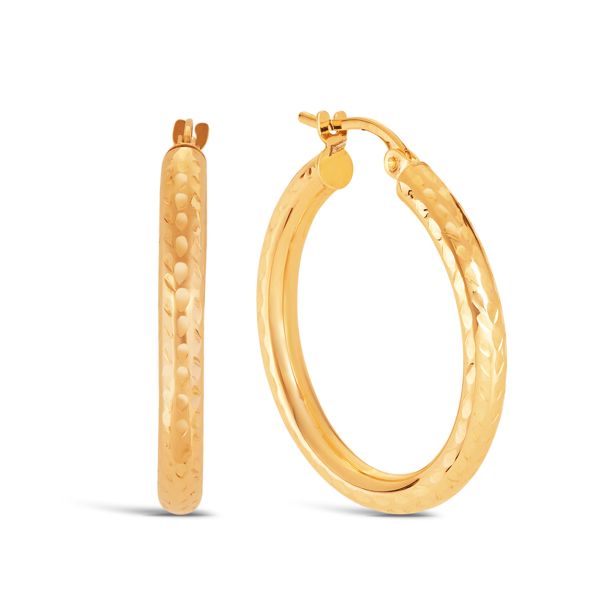 Hoop Earrings in 9ct Yellow Gold