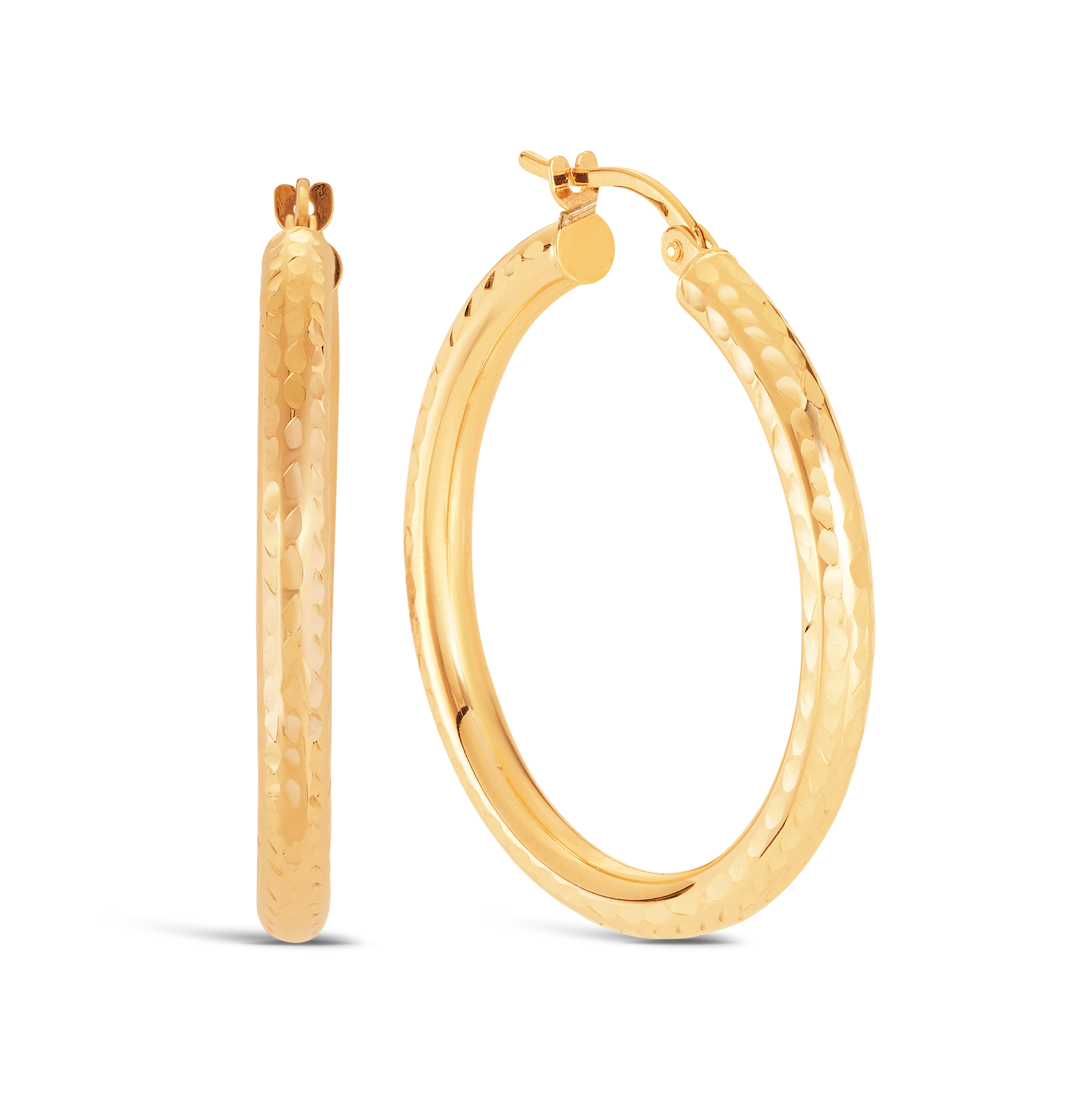 Hoop Earrings in 9ct Yellow Gold