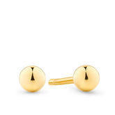 3mm Ball Stud Earrings in 9ct Yellow Gold