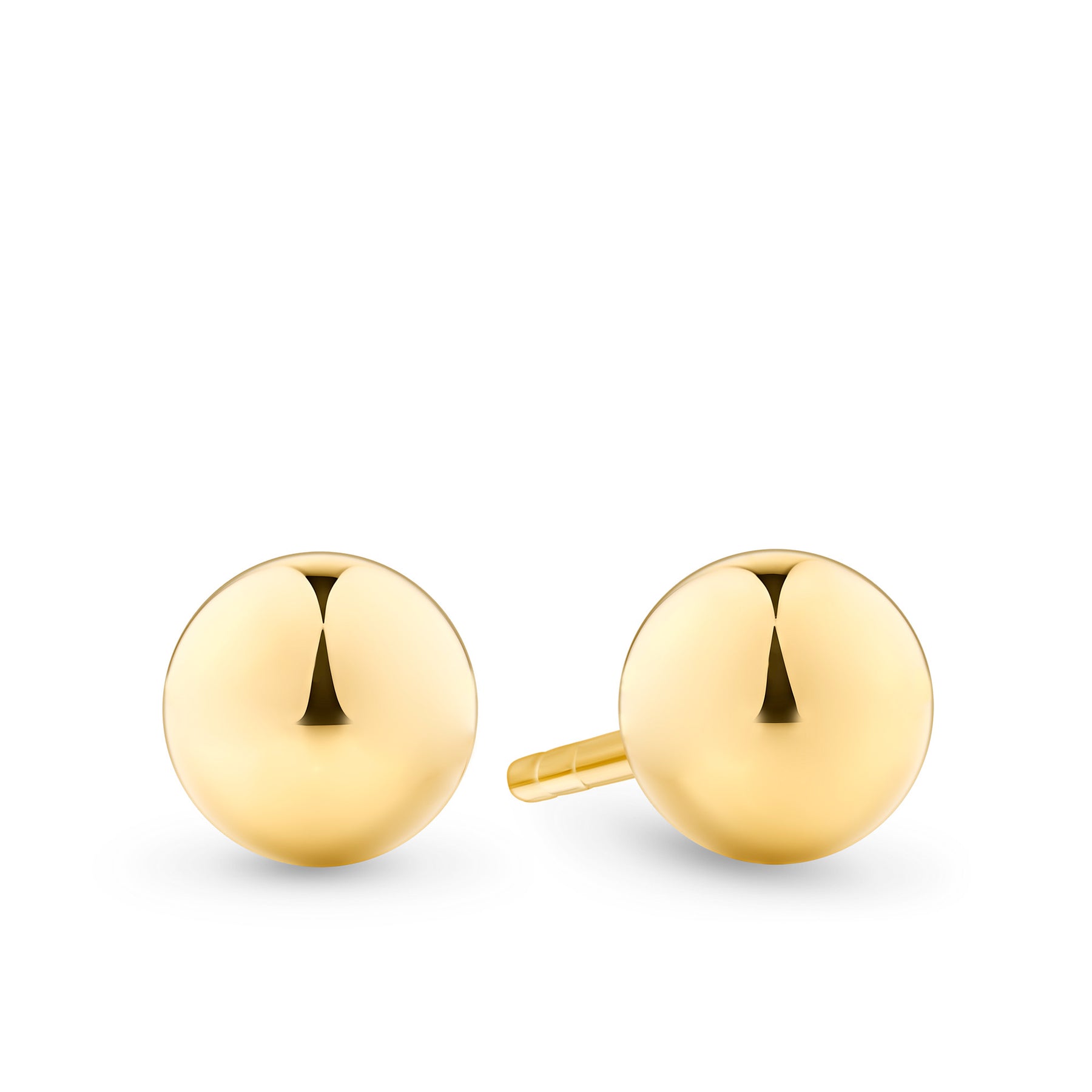 5mm Ball Stud Earrings in 9ct Yellow Gold