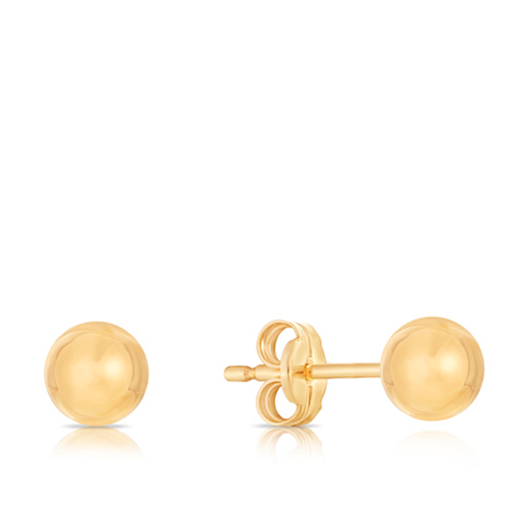 5mm Ball Stud Earrings in 9ct Yellow Gold