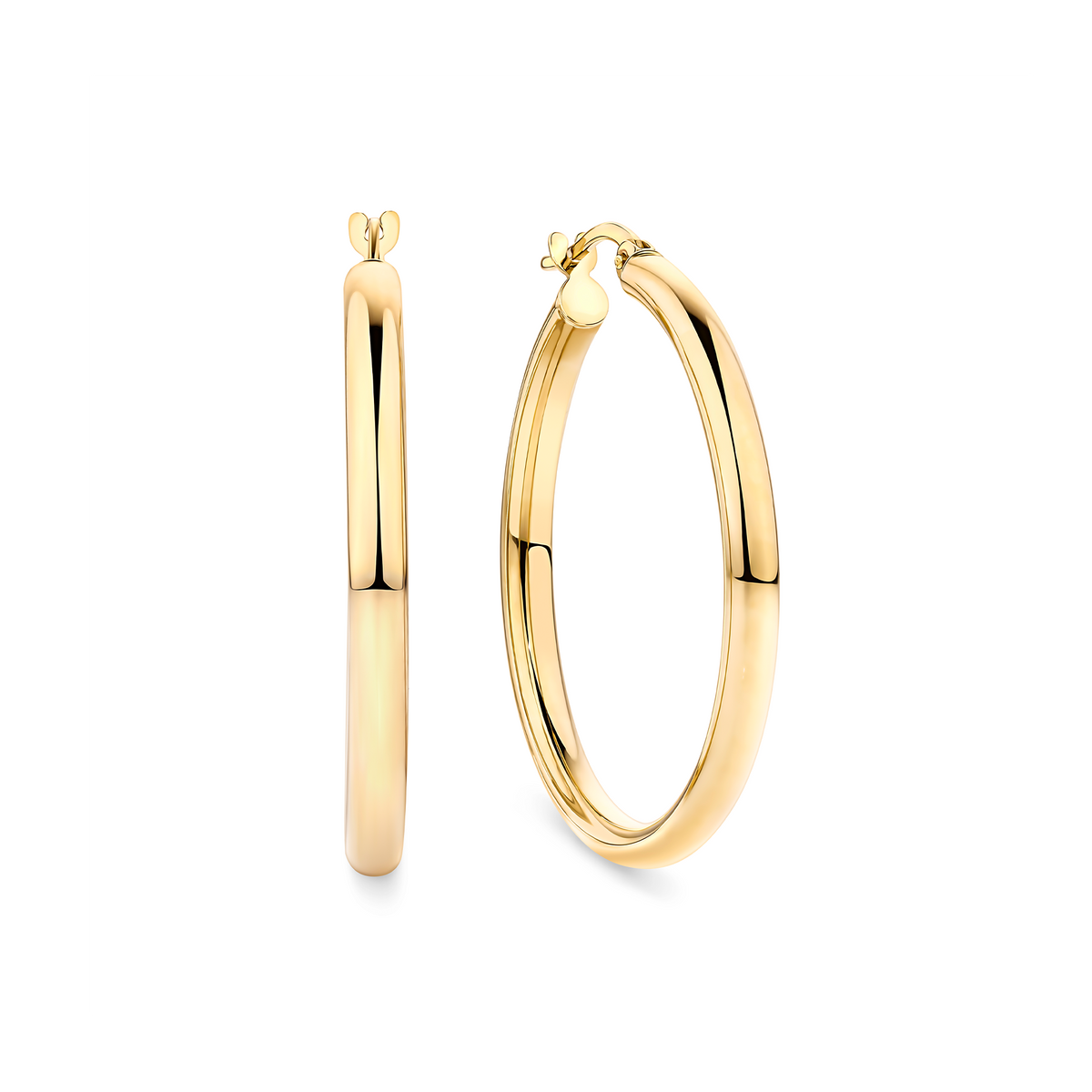 Hoop Earrings in 9ct Yellow Gold