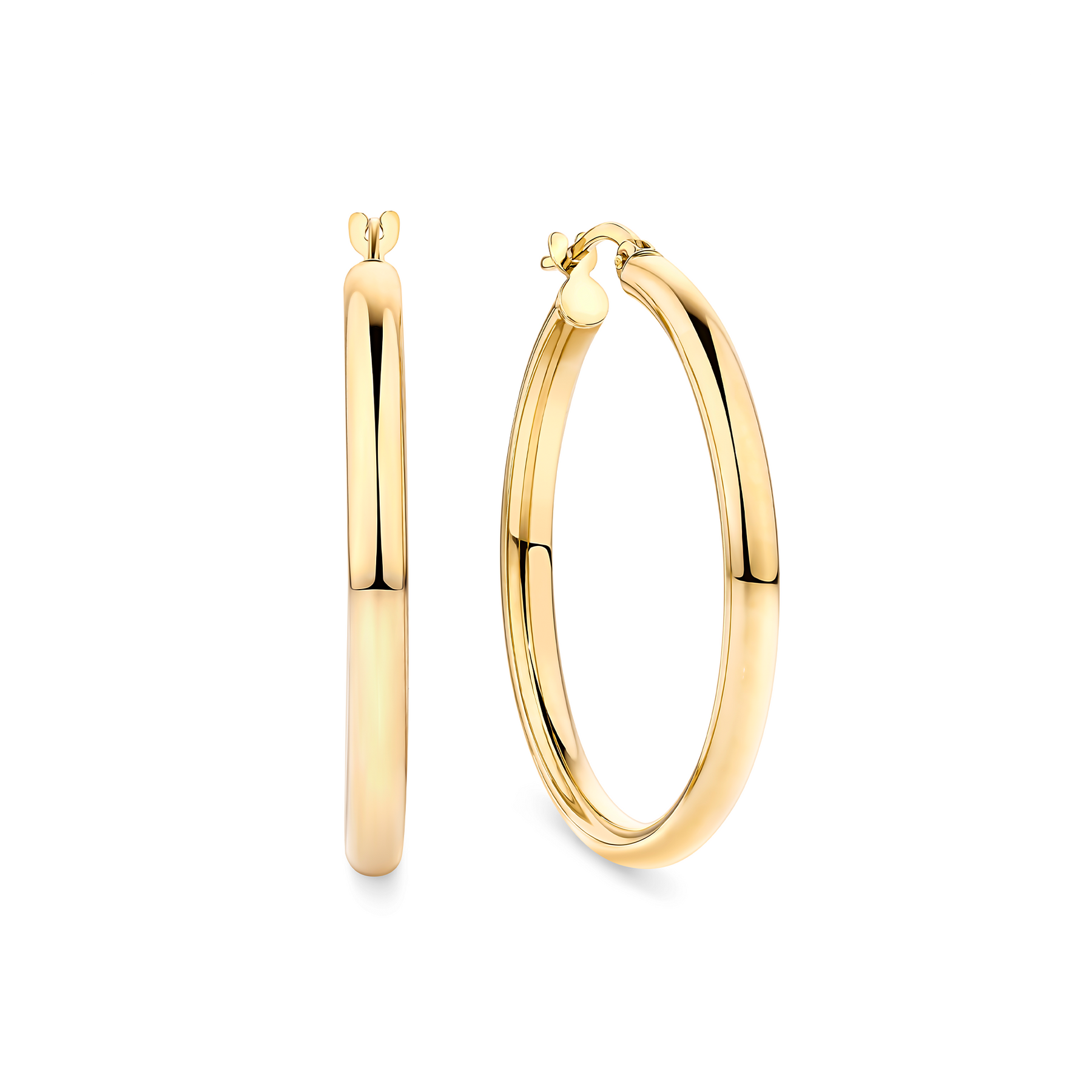 Hoop Earrings in 9ct Yellow Gold