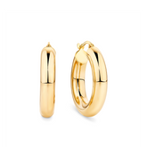 Bold Hoop Earrings in 9ct Yellow Gold