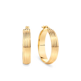 Hoop Earrings in 9ct Yellow Gold