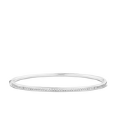 0.50ct TW Diamond Bangle in 9ct White Gold