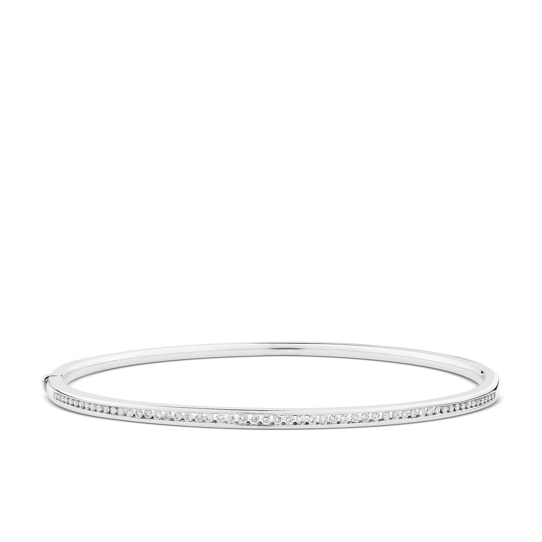 0.50ct TW Diamond Bangle in 9ct White Gold