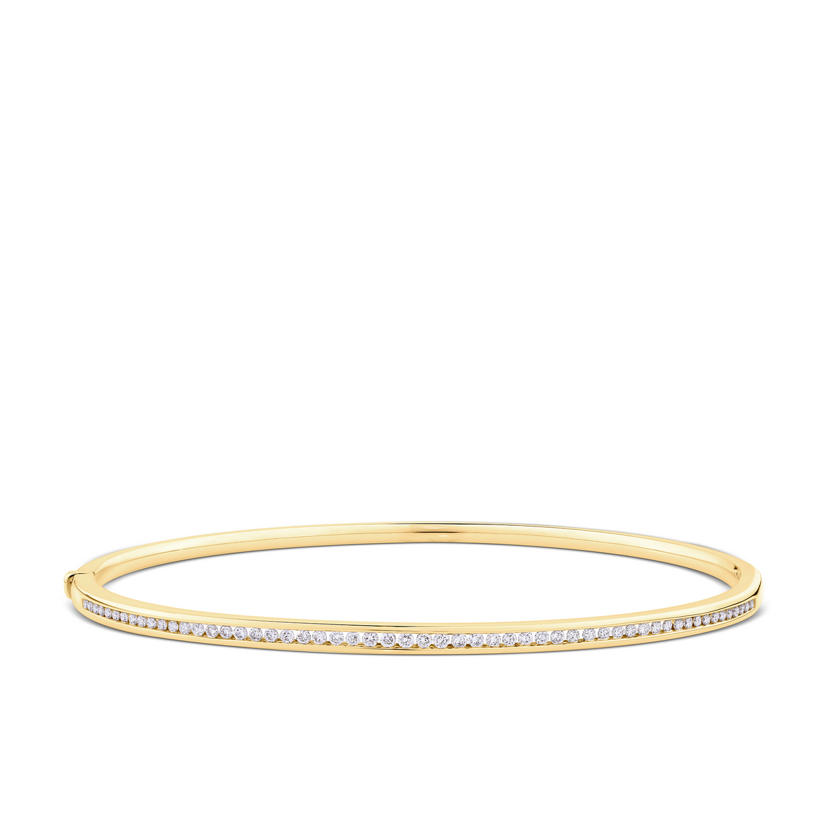 0.50ct TW Diamond Bangle in 9ct Yellow Gold