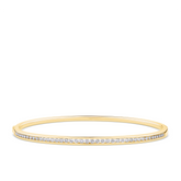 1.00ct TW Diamond Channel Set Bangle in 9ct Yellow Gold