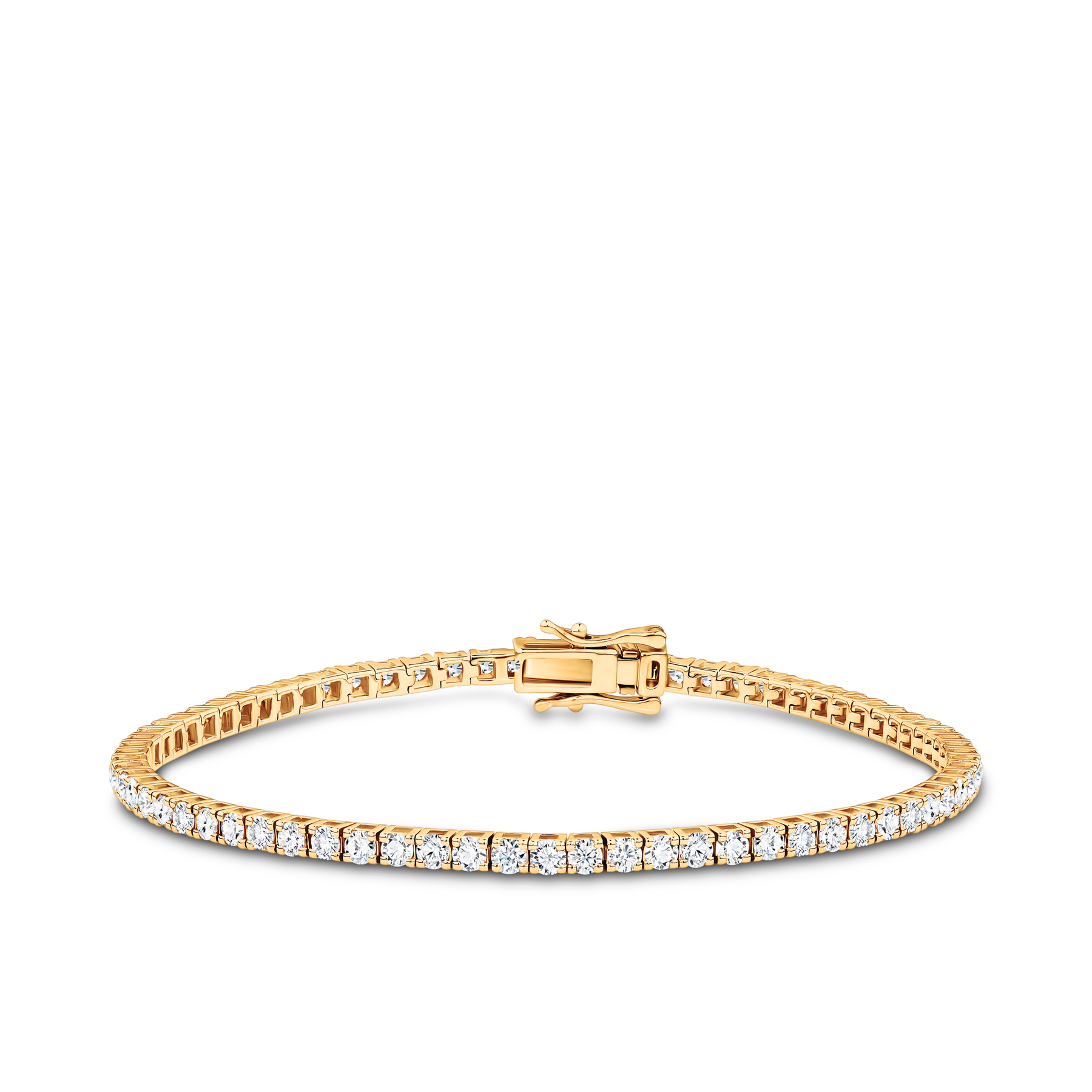 2.00ct TW Diamond Tennis Bracelet in 9ct Yellow Gold