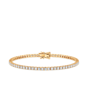 3.00ct TW Diamond Tennis Bracelet in 9ct Yellow Gold