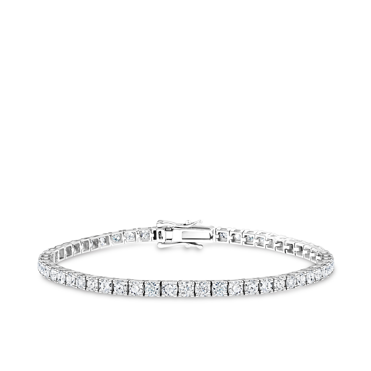 4.00ct TW Diamond Tennis Bracelet in 9ct White Gold