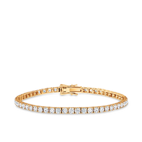 4.00ct TW Diamond Tennis Bracelet in 9ct Yellow Gold