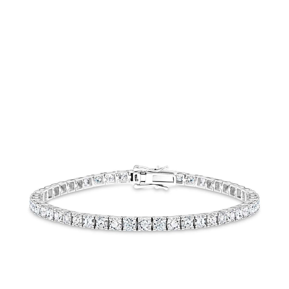 6.00ct TW Diamond Tennis Bracelet in 9ct White Gold