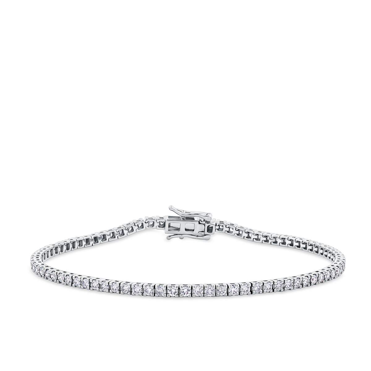 2.00ct TW Diamond Tennis Bracelet in 9ct White Gold