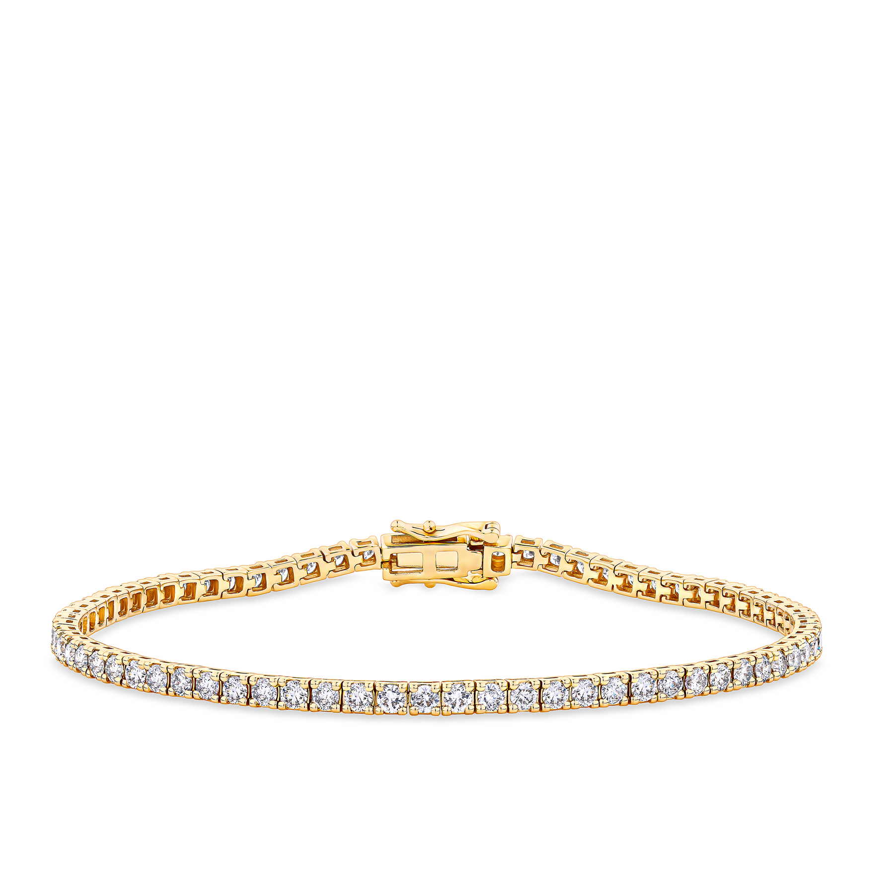 3.00ct TW Diamond Tennis Bracelet in 9ct Yellow Gold