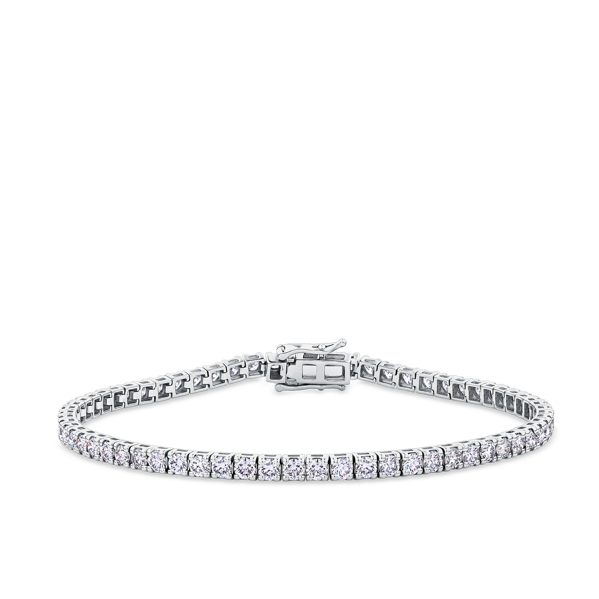 4.00ct TW Diamond Tennis Bracelet in 9ct White Gold